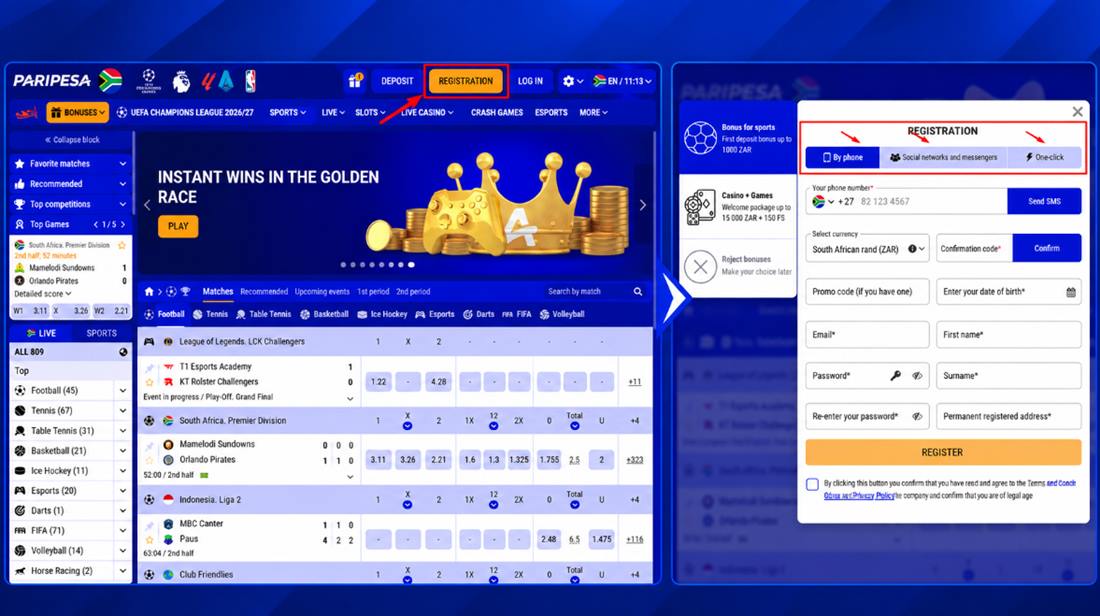 PariPesa sign up